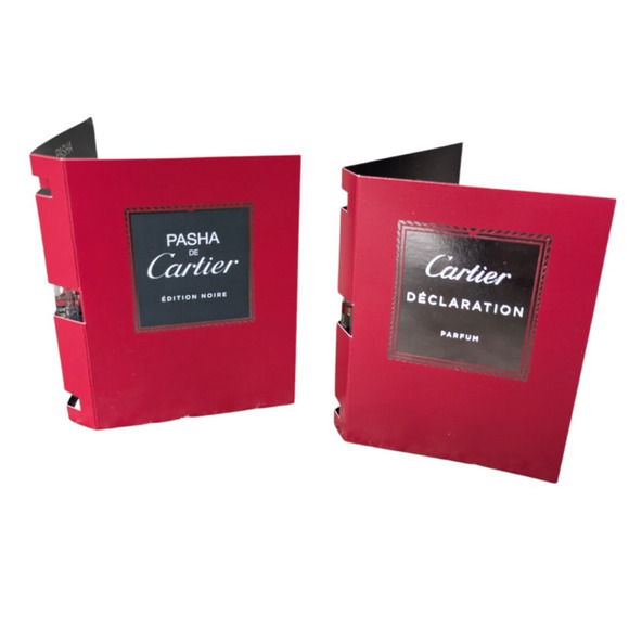 Cartier Pasha Edition Noire and Declaration Parfum Samples 1.5mL 0.05 fl oz - Picture 9 of 10